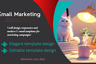 design an editable mailchimp email template