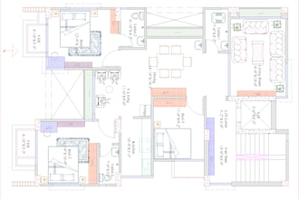 do professional 2d floor plan design for your project