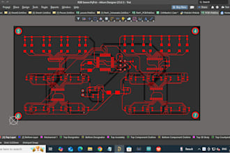 design schematic pcb  layout in altium pcb desinger