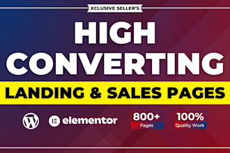 design professional wordpress landing pages using elementor
