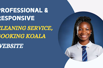 build a cleaning service website with bookingkoala or maidly