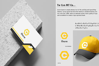 design minimalist branding logo and brand style guide