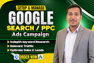 integrate and setup search ads, google ads adwords PPC campaign
