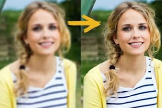 fix blurry photos, upscale and enhance resolution of photos