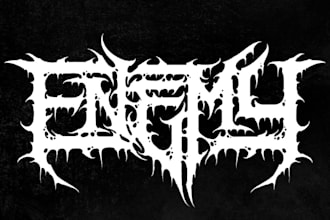 do a brutal death metal, slamming, deathcore logo