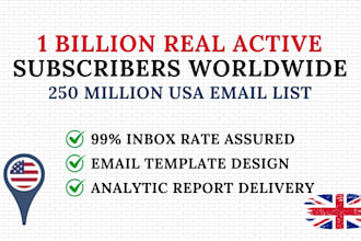 send 550 million bulk email blast, email marketing campaign to inbox and SMS