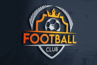 create soccer or football club logo design