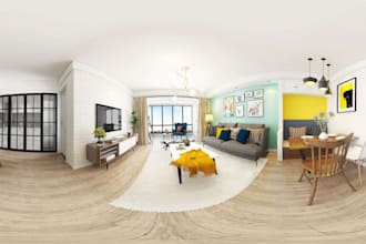 do ultra realistic 360 degree virtual staging and renovation