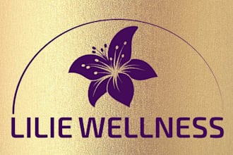 make fashion spa yoga wellness beauty and health logo