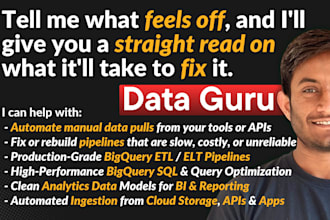 do API bigquery snowflake redshift data database warehouse automation extraction