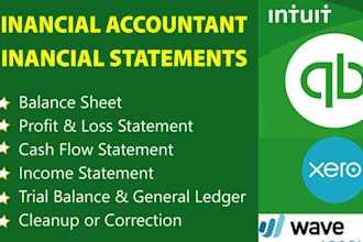 do year end financial report, profit,loss balance sheet