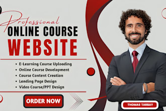 do ebook online course creation, upload on course website, online course ppt
