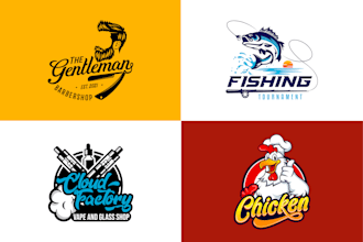 do professional minimalist business logo design with source file