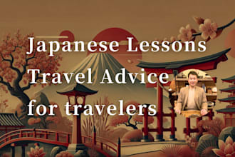 teach japanese for people preparing to travel to japan