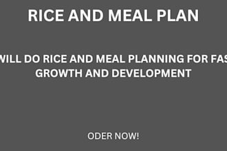 do meals and rice plan
