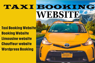 design chauffeur, limousine, and taxi booking website