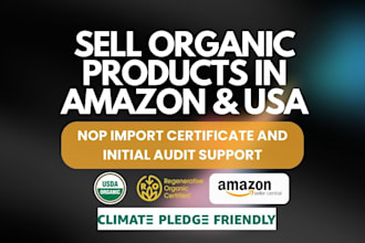 guide you on selling usda organic products on amazon fba