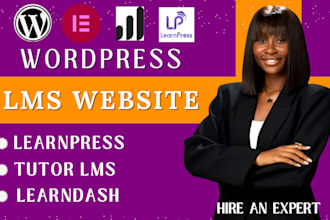 wordpress elearning lms website with learndash tutor lms learndash buddyboss