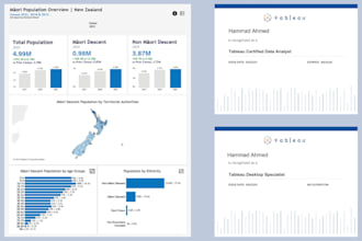 be your data analyst for tableau and power bi dashboard and data visualization