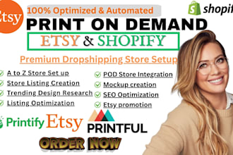 do etsy print on demand, etsy pod store setup, print on demand printify