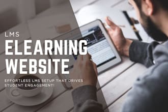 develop elearning wordpress website with learndash lms, tutor lms