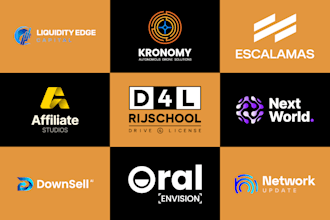 design tech software, saas startup, software ai, agency logo