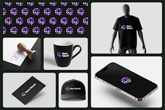 design tech software, saas startup, software ai, agency logo