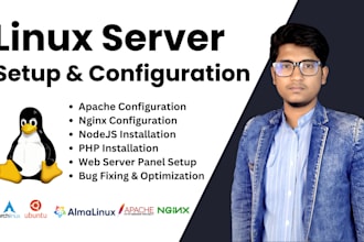 setup or fix linux server with apache, nginx, openlitespeed, litespeed