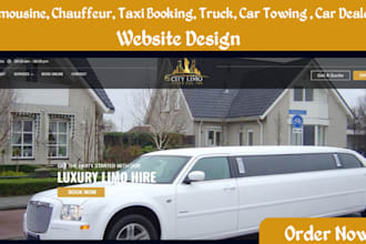 design car wash truck golf dealer limousine website bike bicycle rental store
