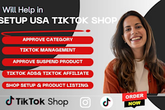setup US tik tok shop link shopify tiktok shop listings, affiliate marketing