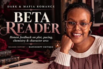 beta read your dark or mafia romance manuscript