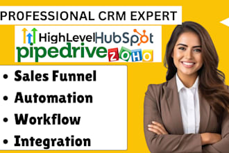 hubspot automation copper pipedrive zoho gohighlevel lofty crm keap integration