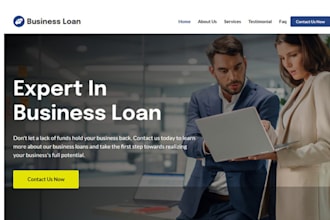 build loan website mortgage website business loan payday loan finance website