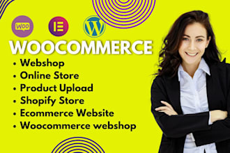 design webshop ecommerce website on hostinger godaddy bluehost shopify webstore