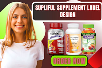 create shopify supliful product upload, nfskin care, rock supliful label design