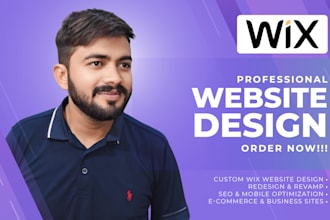 create a modern wix website with SEO and mobile friendly design