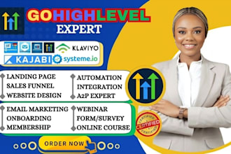 go highlevel website ghl clickfunnels ghl email marketing workflow setup expert