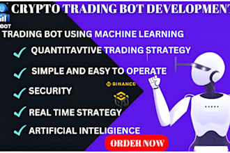 develop crypto trading bot,arbitrage bot,trading bot,crypto bot,hft bot