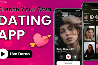 clone tiktok app, tinder app, bigo live app, uber driver app