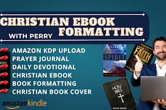 write, design, format christian ebook daily devotional prayer journal kdp upload