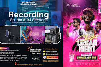 design a stunning nightclub flyer for your next event