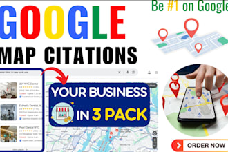 create 80,000 google maps citation for gmb ranking and local SEO