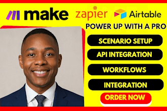 setup make com automation made com make com scenerio makeapi integromat airtable