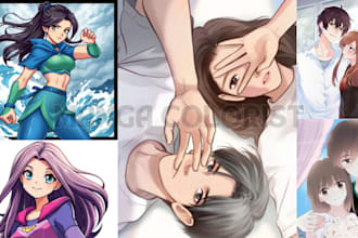 be your anime, webtoon, manhwa, manga comic colorist