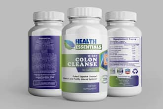 create supliful supplement label design, winning product label design