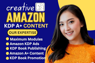 do amazon kdp a plus content design for amazon kdp book publishing ads campaign