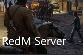 make redm server, mlo, scripts, esx, qbcore, clothes, guns, mc kuttes, ped