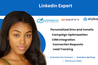 do linkedin automation outreach on expandi io dripify, skylead ilnkedin expert