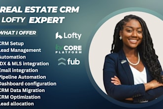 setup lofty crm follow up boss kvcore sales expert real estste website lofty crm