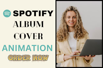 create artistic animated spotify canvas for your album cover spotify album cover